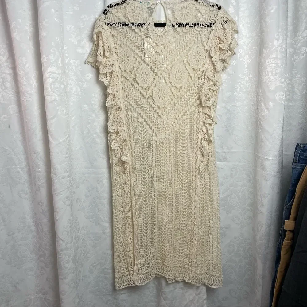 SUNDANCE Crochet Swim Cover/Dress‎